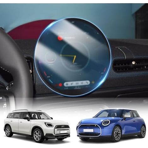 KUNGKIC Ecran De Protection pour Mini Cooper S U25 Countryman F65 F66 F67 J01/EV/E/SE Film de navigation Nano HD Film de protection d'écran tactile Console centrale Film de protection 1 pièce (1/5)