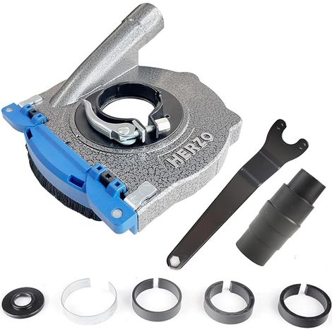 Hotte d'aspiration pour meuleuse d'angle, construction aluminium 125 mm (1/5)