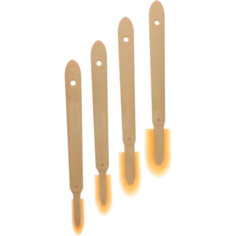 4pièces Grattoir De Cuisine Outil Pour Enlever Les Garnitures Outil Pour Enlever Calfeutrage Grattoir à Plâtre Dissolvant De Colle à Peint Robuste (1/5)