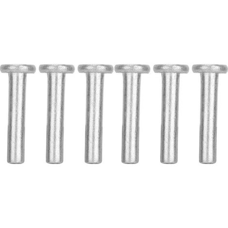 100pcs GB867 M4 Rivets en aluminium à tête plate Rivet solide à tête plate (M4 25) (1/5)