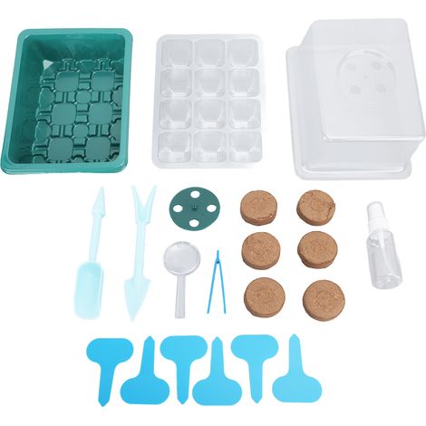 Kit Germination de Graines Plateau de Semis DIY Station de Croissance pour Enfants Expérience Scientifique (1/5)