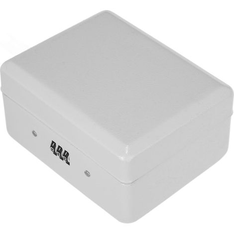 Boîte à Clés Murale en Plaque De Fer Serrure à Combinaison, Capacité 6 Clés, Solution De Rangement Sécurisée pour Voiture, Maison Et Bureau, Support Fixe Ou Bureau