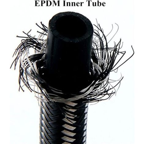 Tuyau Tressé - Acier Inoxydable SUS304 - Pour Chauffe-Eau Électrique ou À Gaz - 2 M - Raccord G1/2 X G1/2 (1/5)