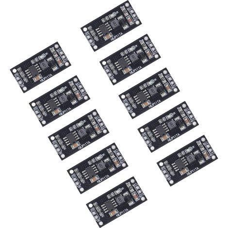10 Stück schwarze 7S NiMH-Akku-Ladeplatinen, tragbare und robuste NiCd-Akku-Lademodule (1/5)