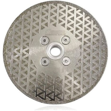Disque diamant électroplaqué 125mm – Coupe et meulage pierre, marbre, granit – Vitesse max 15 000 tr/min – Compatible meuleuses M14 (1/5)