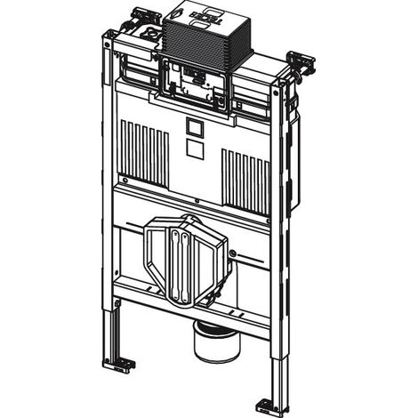 Tece TECEprofil - Vorwandelement für Wand-WC, mit Bidetfunktion, Spülkasten Uni, Bauhöhe 0,82 m 9300380 (1/4)