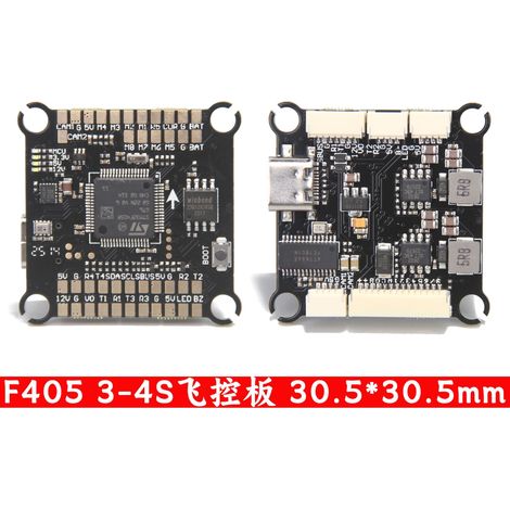 F405 3-8S Flugsteuerungsplatine, F4 Flugturm, 30,530,5 mm, für FPV-Renndrohnen.