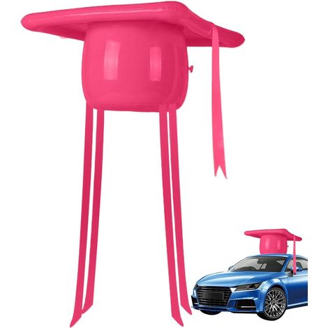 Accessoires Auto Drôles - Décoration Extérieure Véhicule, Chapeau De Diplôme Gonflable PVC - Chapeau Graduation Gonflable pour Toit Voiture  pour Véhicules, Remorques, Berlines, Pick-Up, VTT (1/5)