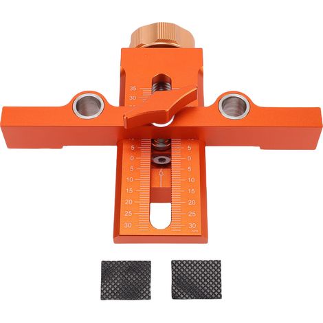 Ortviai Gabinet porte montage gabarit ajustable double guide pour installation précise porte cabine outil bois