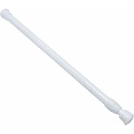 Tringle à rideau télescopique réglable 40-70 cm – Fer et plastique – Installation sans outil – Pour douche, fenêtres et armoires (1/5)