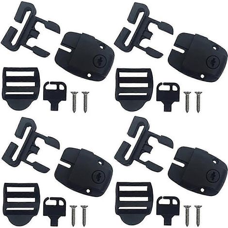 Kit de fixation à clips pour couvercle de baignoire - Kit de fixation à clips durable et résistant à l'usure pour couvercles de spas et de jacuzzis (1/5)