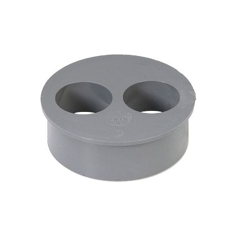 Girpi - Tampon de réduction operculé mâle femelle PVC gris Ø93/40/40mm - XTRE9344