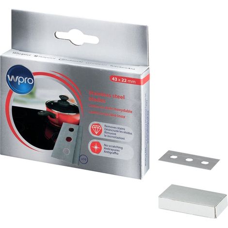 Lames de rechange BLA014 - Pour plaques vitrocéramiques - 10 lames