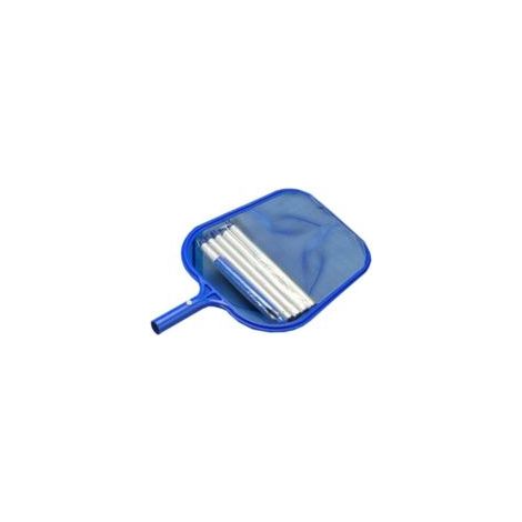 Mareva – Pool-Skimmernetz aus Nylon und Kunststoff – 1,22 m langer Aluminiumgriff – Zur Oberflächenreinigung – Kompatibel mit allen Poolarten (1/5)