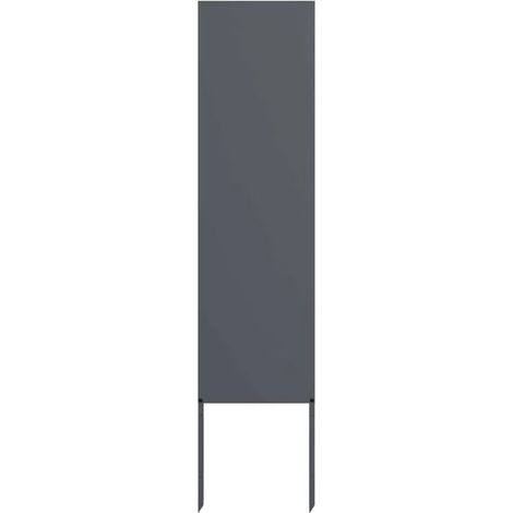 Paravent de jardin anthracite, 32 x 140 cm (1/5)
