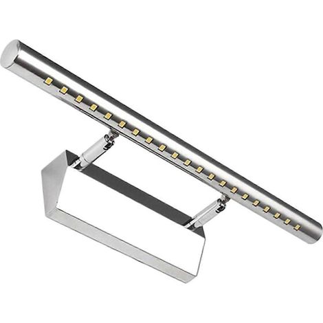 Bilderdisplay-Leuchte 3W/5W/7W LED-Wandleuchte Aluminium Edelstahl Warmweiß 25cm für Badezimmerspiegelschränke