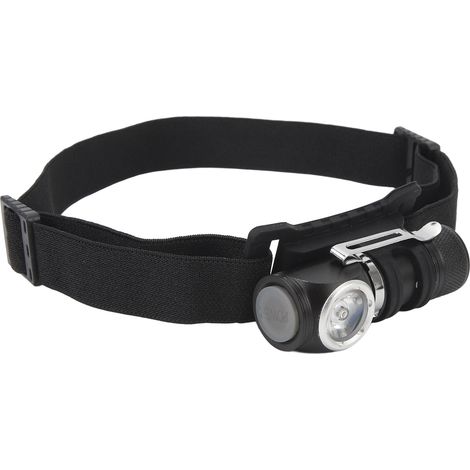 Lampe frontale LED multifonction haute luminosité, légère et rechargeable, avec porte-stylo magnétique pour les situations d'urgence en extérieur. (1/5)