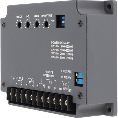 Régulateur électronique de vitesse moteur, contrôleur automatique pour groupe électrogène diesel, panneau EG2000, 12V/24V DC (1/5)