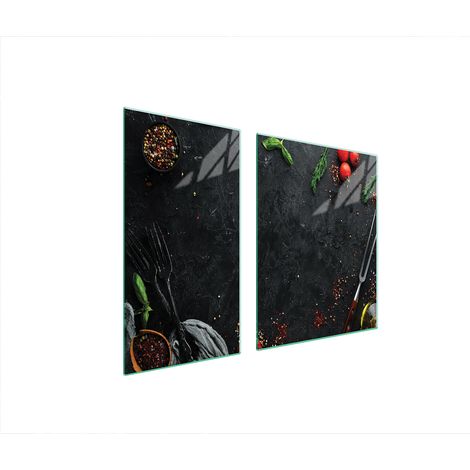 PLACA PROTECTORA DE VIDRIO PARA ESTUFA 90x52 PIZARRA (1/5)