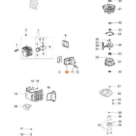 SILENCIEUX D'ORIGINE EMAK 58040332R