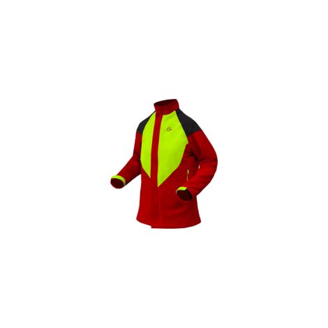 Chaqueta de trabajo técnica 100% elástica rojo/amarillo PATTONES ROBERT'S XXL