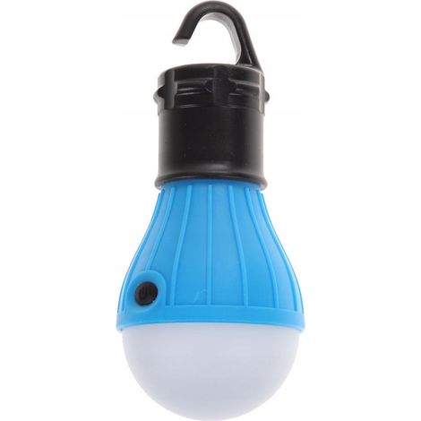 LED-Touristen-Campinglampe für Zelt und Biwak mit Haken und Batteriesatz