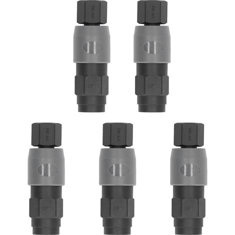 5 Ensembles de Raccords Pneumatiques Auto-Bloquants Type C Femelle Filetée (SF+PF-30) (1/5)