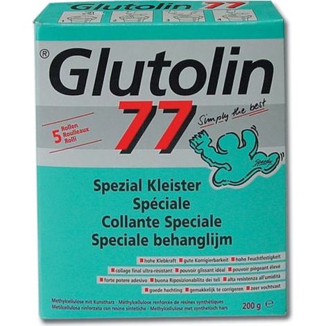 Colla in Polvere per Parati Pesanti Glutolin 77 200Gr