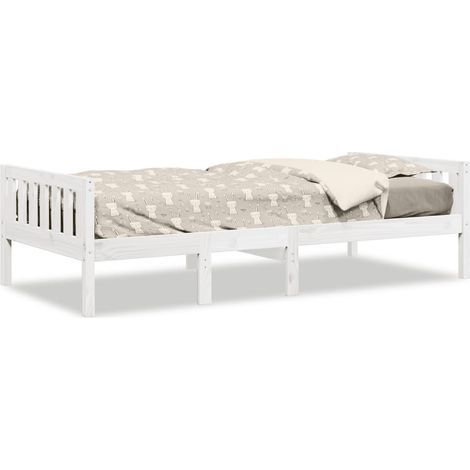Maison Exclusive - Letto per Bambini senza Materasso Bianco 90x200cm Massello Pino
