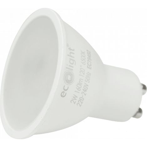 Ampoule LED GU10 230 V 2 W 6500 K Éco (1/3)