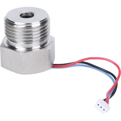 Capteur de pression 0-10 bar, membrane plate, sortie analogique 5V DC 3 fils, raccord G1/2, plage de mesure 0-500 bar. (1/5)