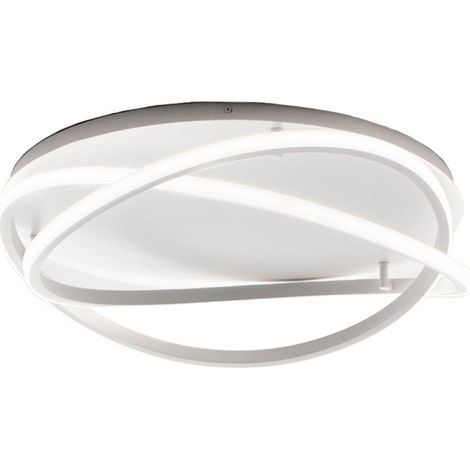 Plafonnier moderne gea luce atia pm b led plafonnier en aluminium et silicone
