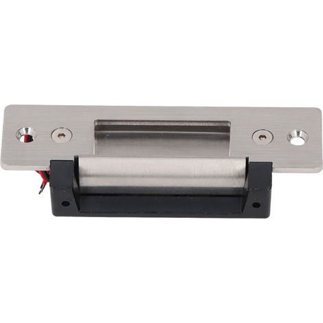Gâche électrique robuste à sécurité positive, 12 V CC, pour systèmes de contrôle d'accès et serrures cylindriques. (1/5)