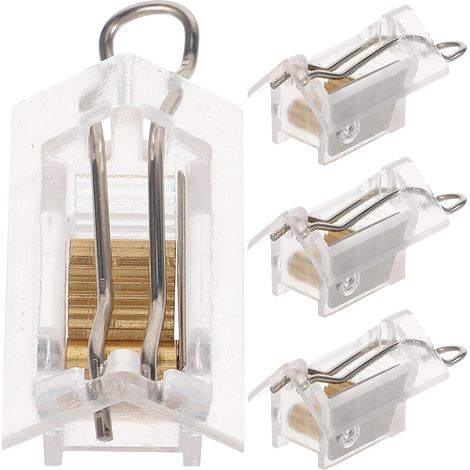 4 Pièces Accessoires pour Stores Vénitiens D'intérieur en Pom Surface Lisse, Bloque Cordon Réutilisable Pratique pour Installation et Réparation de Stores Vénitiens (1/5)