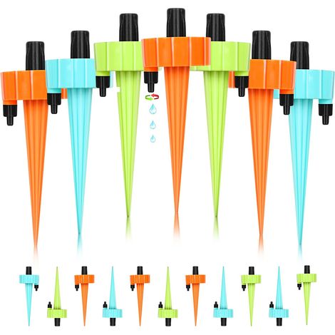 18-teiliges Tropfbewässerungsset, automatisches Bewässerungssystem für Pflanzen, Bewässerungsgerät mit einstellbarem Durchfluss (1/5)
