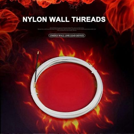 Tire-Fil - 3 mm x 5 m - Pour Passage de Câbles dans Conduits et Gaines - 1 Pièce (1/5)