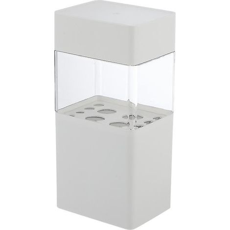 Boîte à pinceaux de maquillage avec couvercle (1 pièce)