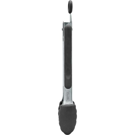 pinces cuisine acier inoxydable et silicone 26 cm résistantes à la chaleur pour cuisine et barbecue (1/2)