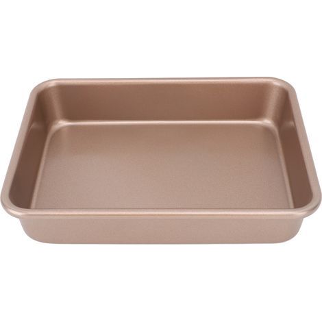 Zerodis Fournitures de Cuisson Conception Antiadhésive en Acier au Carbone, Répartition Uniforme de la Chaleur pour la Cuisson Domestique et Professionnelle, Cuve de Rectangulaire de 11 X 9,1 X 2. (1/5)
