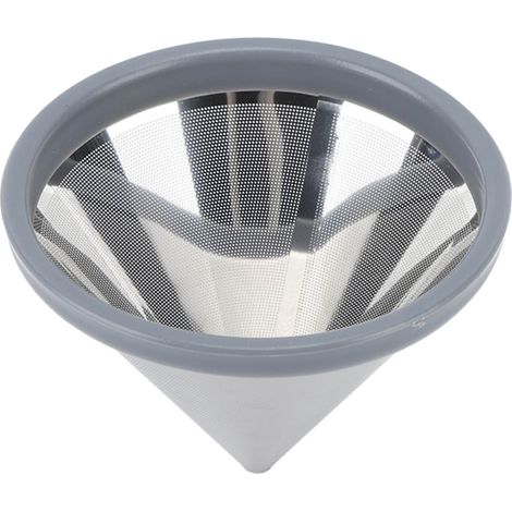Wiederverwendbarer Kaffeefilter aus Edelstahl 304 – Papierloser Filter für Zuhause, Büro und Reisen – 1 bis 3 Tassen (1/5)