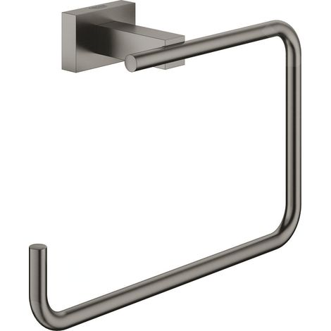 Grohe Essentials Cube Anneau porte-serviette Anthracite, 40510AL1 (1/3)
