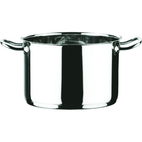 Pentola in acciaio inox 18/10 - 2M - Diametro: cm 26