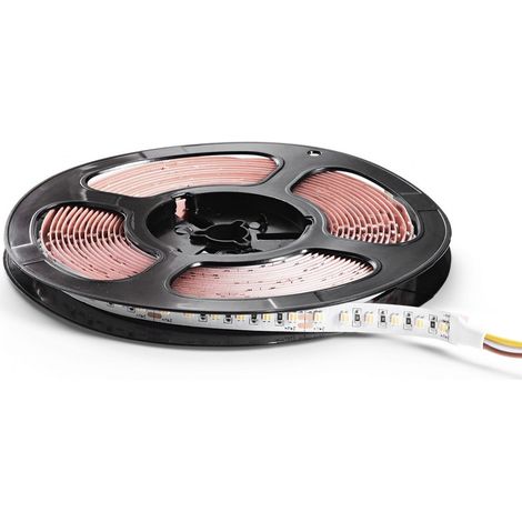 Striscia led gea led gst062r 72w rgb 24v ip20 5mt multicolore interno