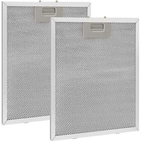 Filtre à graisse métallique 2 pièces 320x260mm – Aluminium durable – Filtration multicouche haute efficacité – Compatible avec hottes standard (1/5)