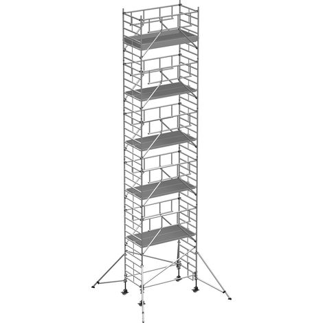 ZARGES Multitower S-PLUS 2T - Fahrgerüst Ausleger Arbeitshöhe 12.35 m 10.35 m + Plattform 1.20 m x 1.80 m (1/5)