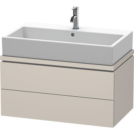 Mobile lavabo L-CUBE 820x477x400mm tortora