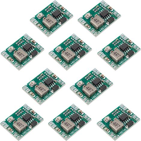 MP1584EN Lot de 10 mini modules convertisseur Step Down MP1584EN 4,5-28 V jusqu'à 0,8-20 V DC-DC 24 V vers 12 V 9 V 5 V 3 V Step Down réglable (1/5)