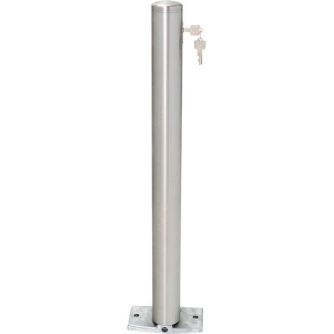 MORAVIA Edelstahlpoller MILANO H 925 mm zum Umlegen mit Zylinderschloss (1/5)