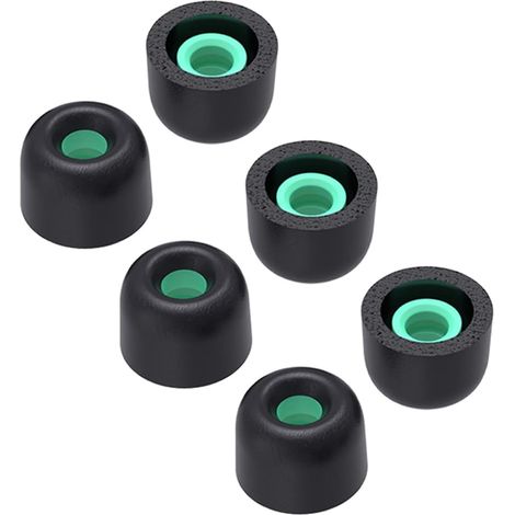Ohrpolster aus Memory-Schaum für Sony WF-1000XM4 Bluetooth-Kopfhörer, schwarz – Größe M (1/4)