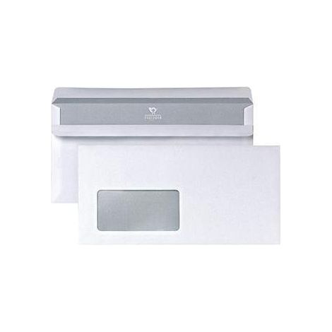 POSTHORN Briefumschlag POSTHORN DIN lang 220 x 110 mm (B x H) mit Fenster 75g/m² mit SelbstklebungPapier weiß 1.000 St./Pack. (1/2)